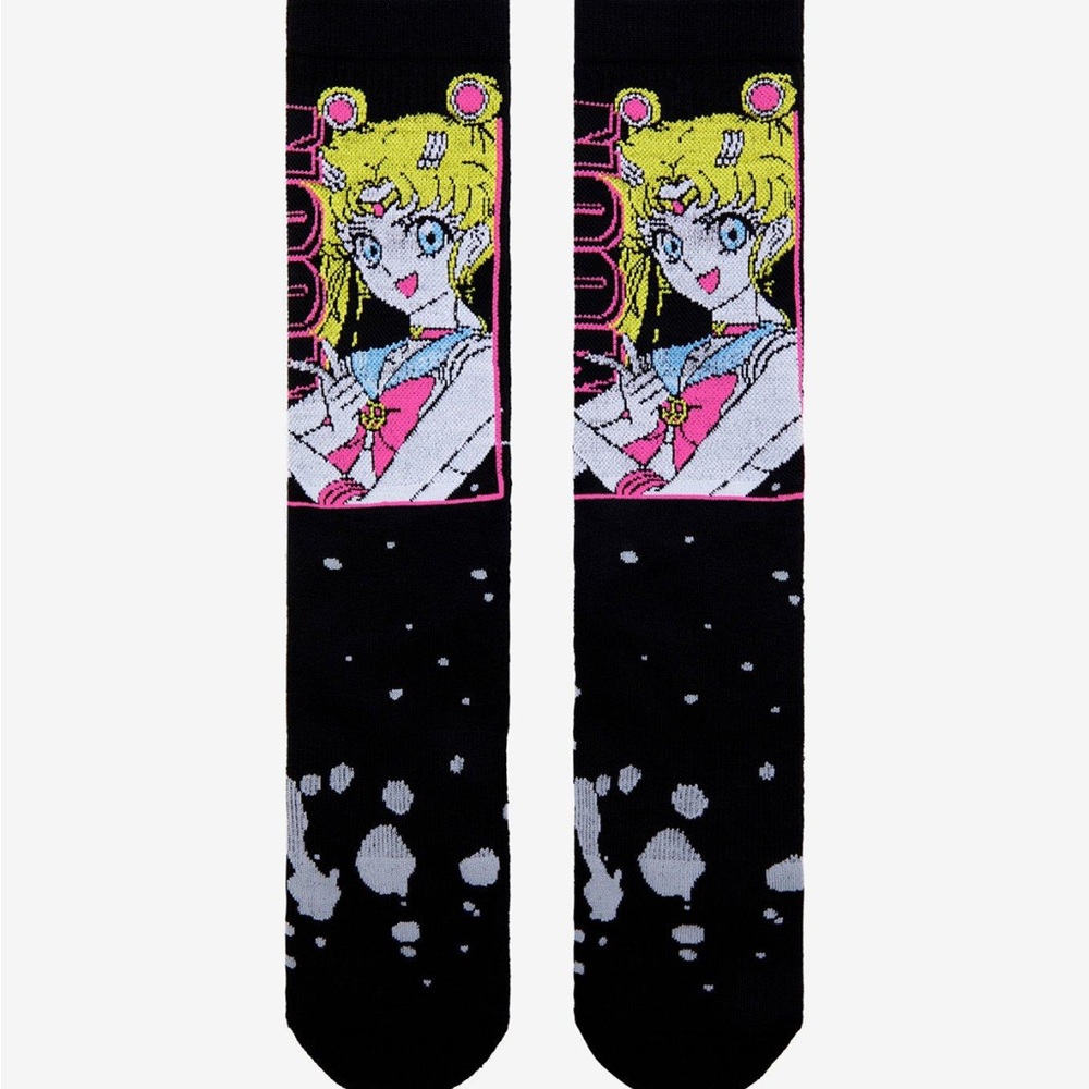 Sailor Moon Crystal Tie Dye Crew Socks Hot Topic‎